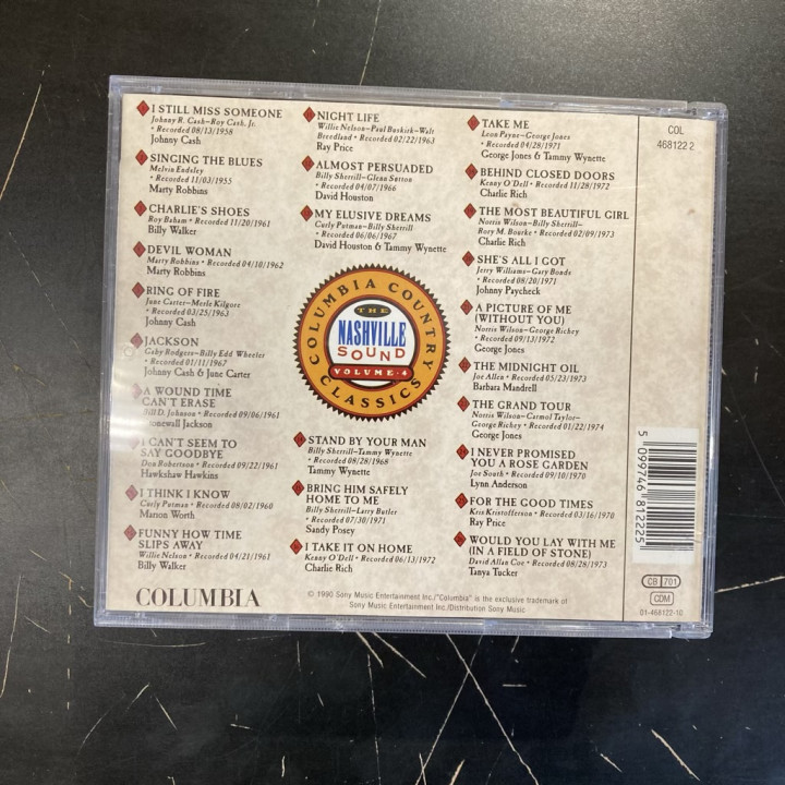 V/A - Columbia Country Classics Volume IV: The Nashville Sound CD (VG/M-)