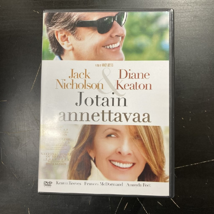 Jotain annettavaa DVD (VG+/M-) -komedia/draama-