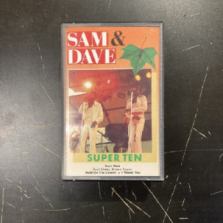 Sam & Dave - Super Ten C-kasetti (VG+/M-) -soul-