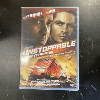 Unstoppable - pysäyttämätön DVD (VG+/M-) -toiminta-