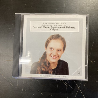 Aleksandra Mikulska - Piano Recital (nimikirjoituksella) CD (M-/M-) -klassinen-