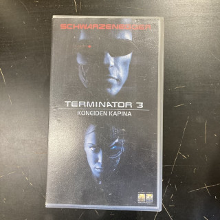 Terminator 3 - koneiden kapina VHS (VG+/M-) -toiminta/sci-fi-