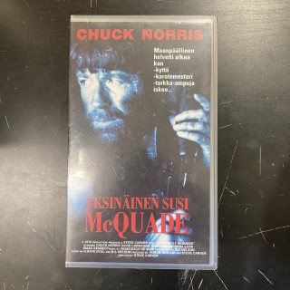 Yksinäinen susi McQuade VHS (VG+/M-) -toiminta-