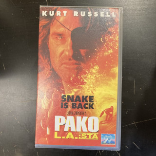 Pako L.A.:sta VHS (VG+/VG+) -toiminta/sci-fi-