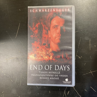 End Of Days VHS (VG+/M-) -toiminta/kauhu-
