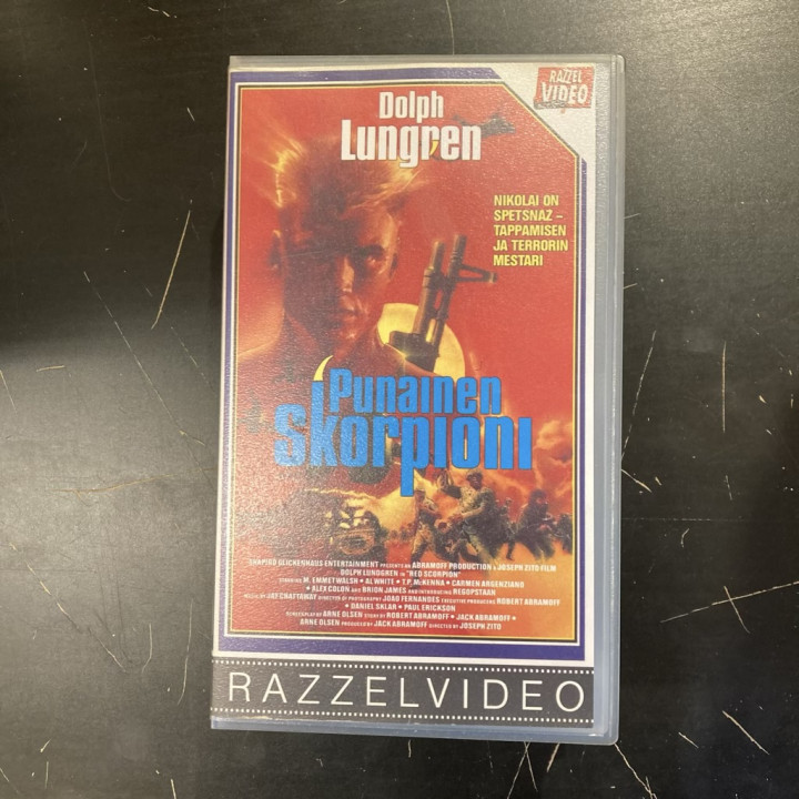 Punainen skorpioni VHS (VG+/VG+) -toiminta-