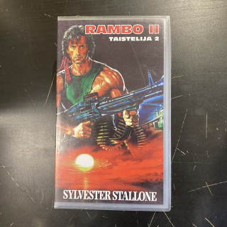 Rambo II - taistelija 2 VHS (VG+/VG) -toiminta-