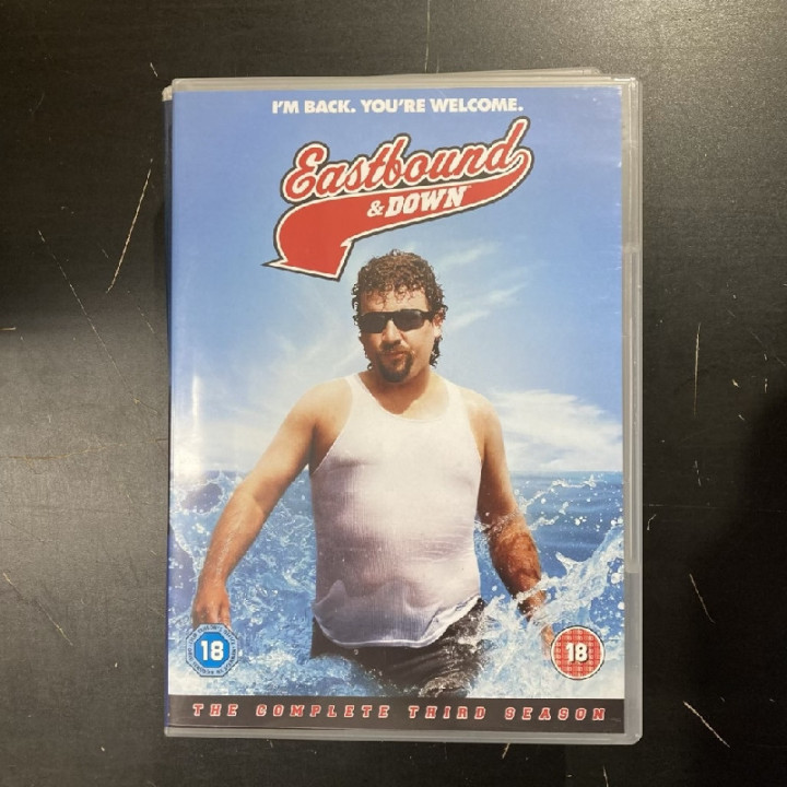 Eastbound & Down - Kausi 3 2DVD (VG-VG+/M-) -tv-sarja-