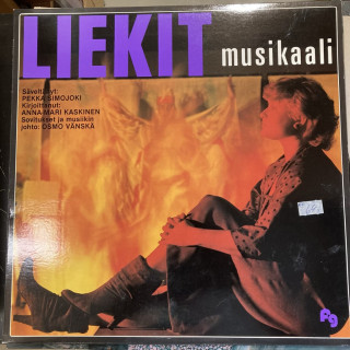 Pekka Simojoki - Liekit musikaali (FIN/1984) LP (VG+-M-/VG+) -gospel-