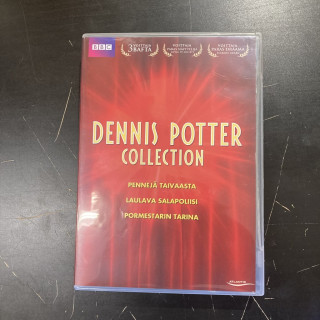 Dennis Potter Collection (Pennejä taivaasta / Laulava salapoliisi / Pormestarin tarina) 8DVD (VG-M-/M-) -tv-sarja-