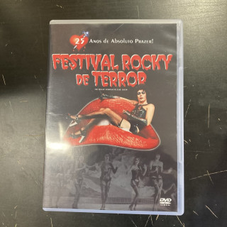 Rocky Horror Picture Show DVD (VG+/M-) -komedia/musikaali-