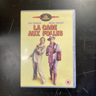 La Cage Aux Folles DVD (VG+/VG+) -komedia- (ei suomenkielistä tekstitystä/englanninkielinen tekstitys)