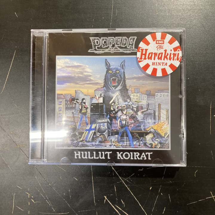 Popeda - Hullut koirat CD (M-/M-) -hard rock-