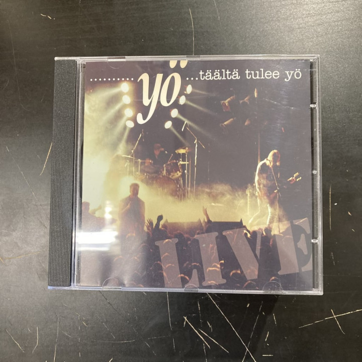 Yö - Täältä tulee Yö...live CD (VG/VG+) -pop rock-