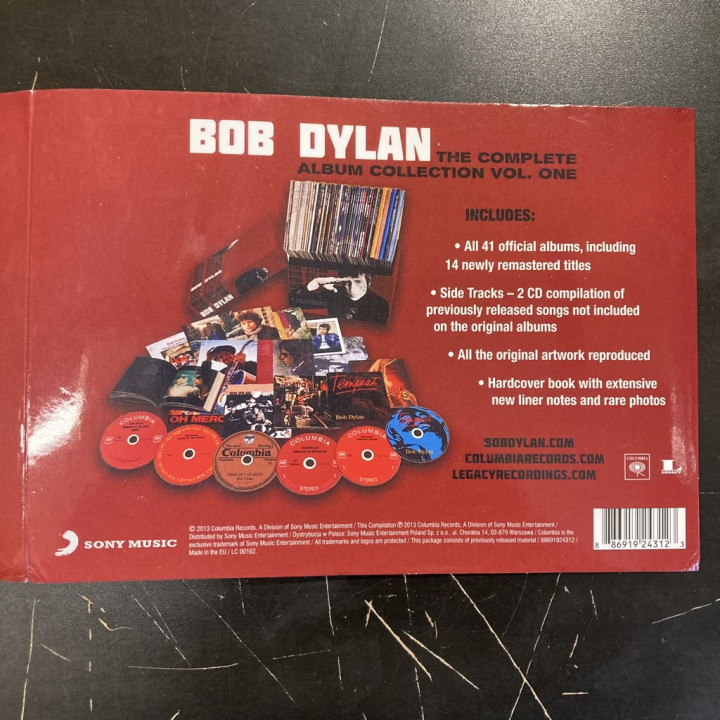 Bob Dylan - The Complete Album Collection Vol. One 47CD (VG+-M-/VG+) -folk rock-