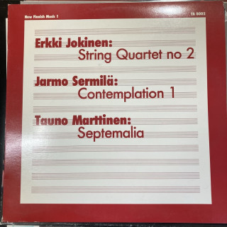 Jokinen / Sermilä / Marttinen - New Finnish Music 1 (FIN/1980) LP (M-/VG+) -klassinen-