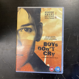 Boys Don't Cry DVD (VG+/M-) -draama-