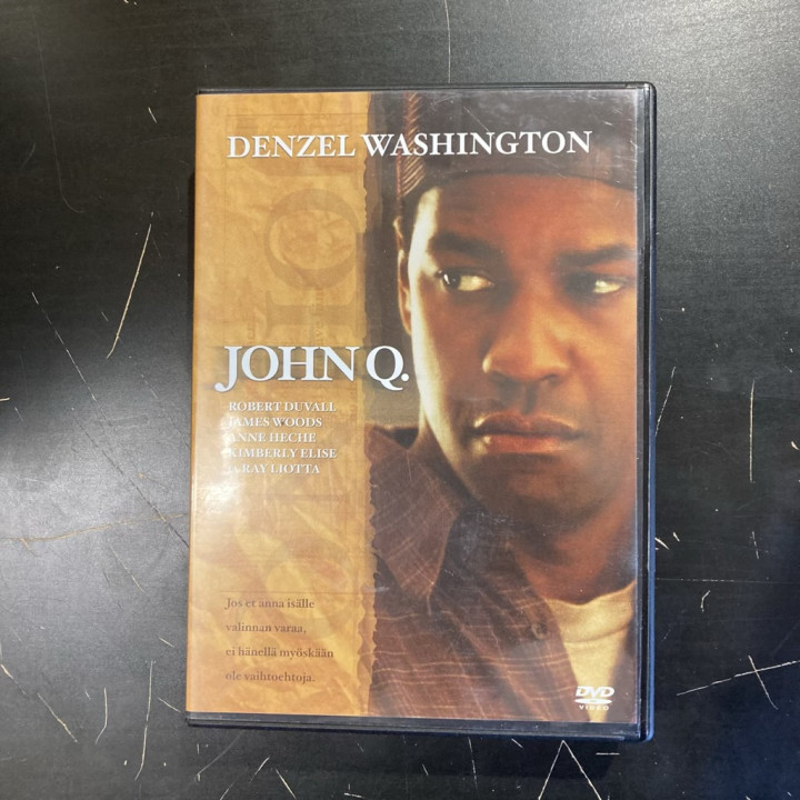 John Q DVD (VG+/VG+) -jännitys/draama-