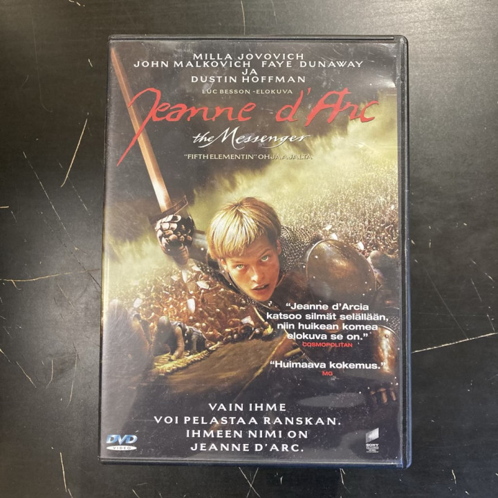 Jeanne d'Arc DVD (M-/M-) -seikkailu/draama-