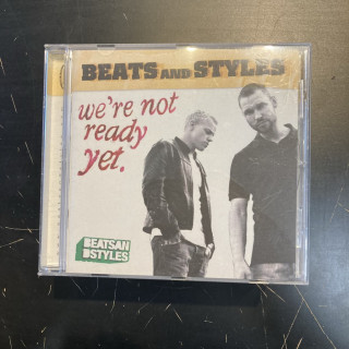 Beats And Styles - We're Not Ready Yet CD (VG+/M-) -electro-