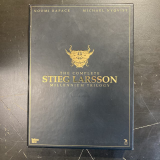 Complete Stieg Larsson Millennium Trilogy (extended edition) 7DVD (VG-VG+/VG+) -jännitys-