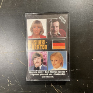 V/A - Musiikkimaraton (saksalaissuosikkeja) C-kasetti (VG+/M-)
