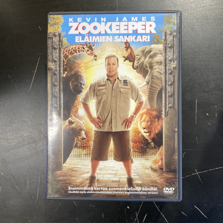 Zookeeper - eläimien sankari DVD (M-/VG+) -komedia-