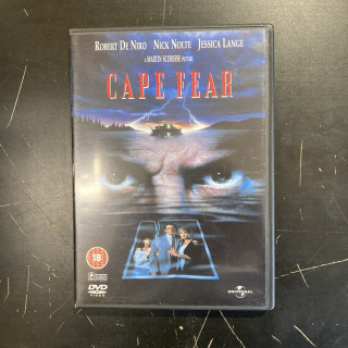 Cape Fear (1991) 2DVD (VG+/M-) -jännitys-