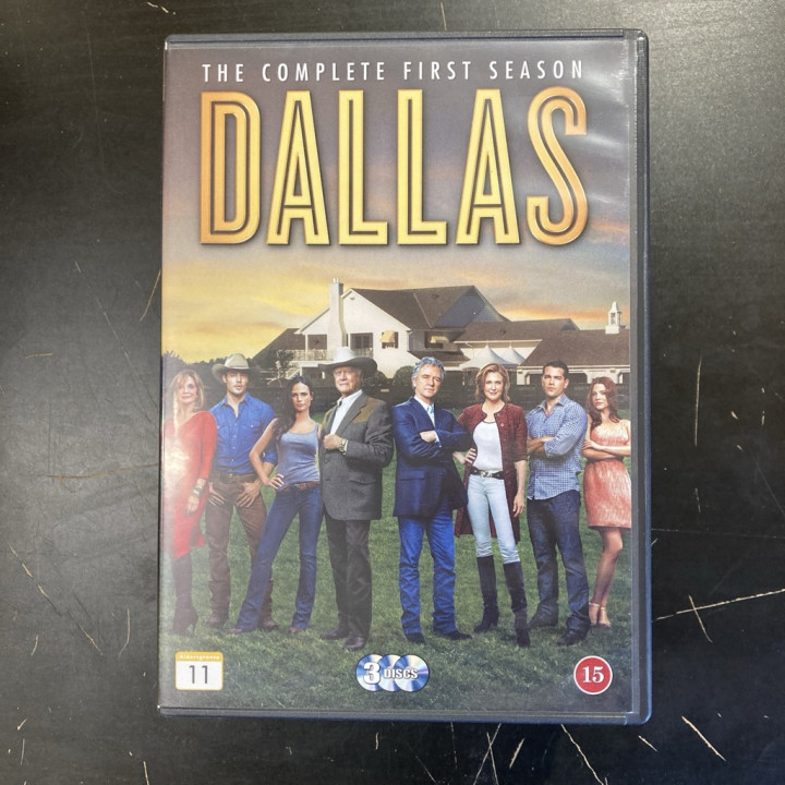 Dallas (2012) - Kausi 1 3DVD (M-/M-) -tv-sarja-