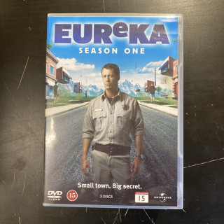Eureka - Kausi 1 3DVD (VG-VG+/M-) -tv-sarja-