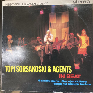 Topi Sorsakoski & Agents - In Beat (FIN/1986) LP (VG+/VG+) -iskelmä-