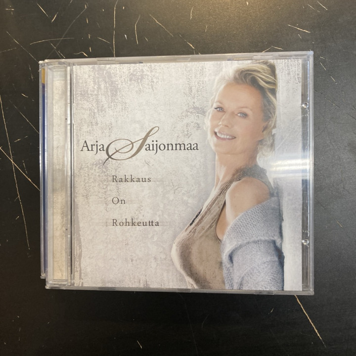 Arja Saijonmaa - Rakkaus on rohkeutta CD (M-/M-) -iskelmä-