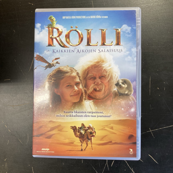 Rölli ja kaikkien aikojen salaisuus DVD (VG+/M-) -lastenelokuva-