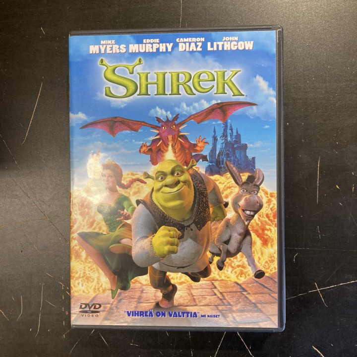 Shrek DVD (VG+/M-) -animaatio-