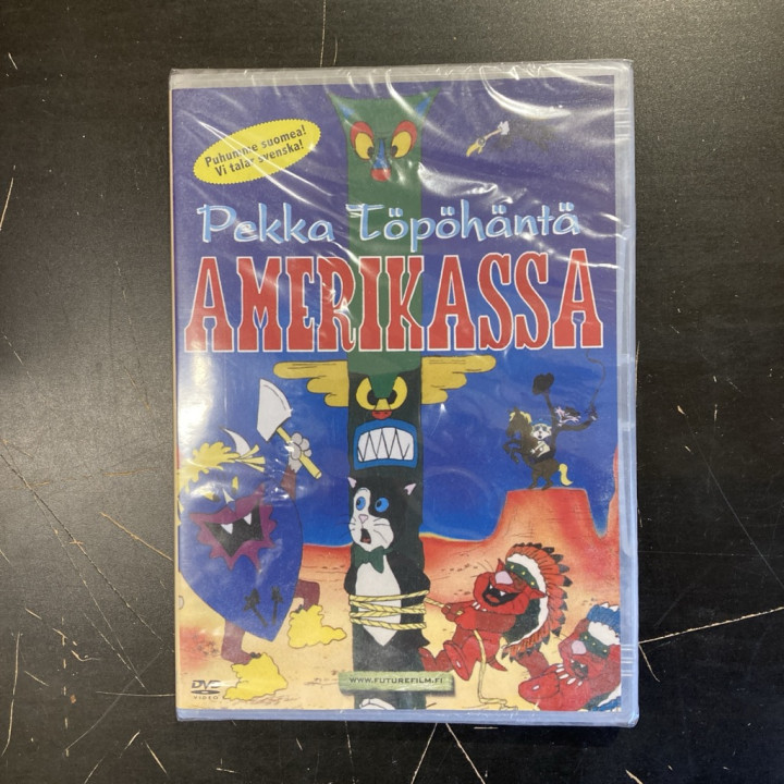 Pekka Töpöhäntä Amerikassa DVD (avaamaton) -animaatio-
