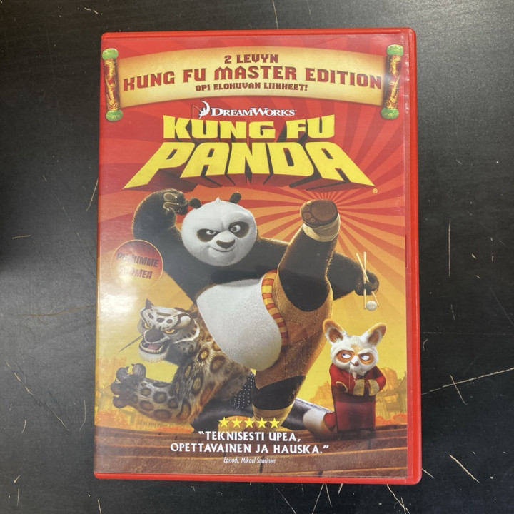 Kung Fu Panda (kung fu master edition) 2DVD (M-/M-) -animaatio-