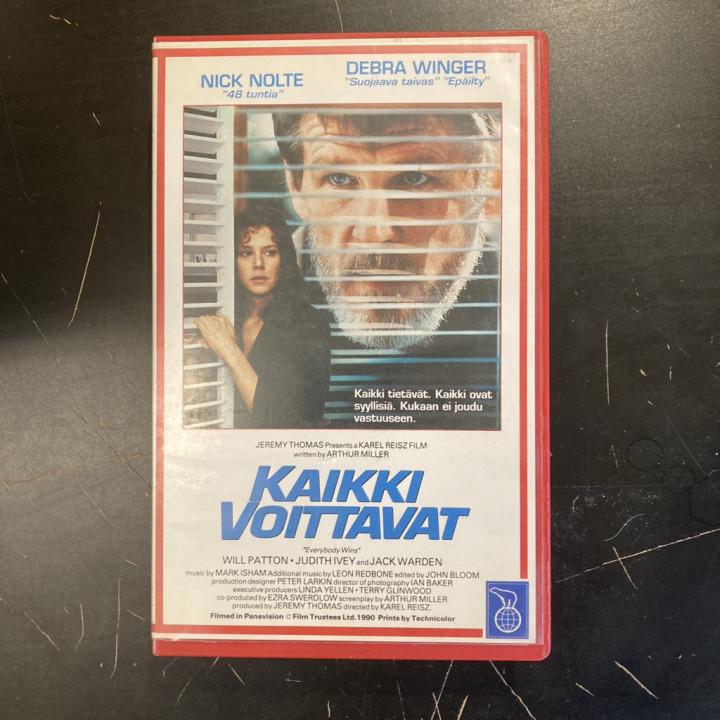 Kaikki voittavat VHS (VG+/VG+) -jännitys-