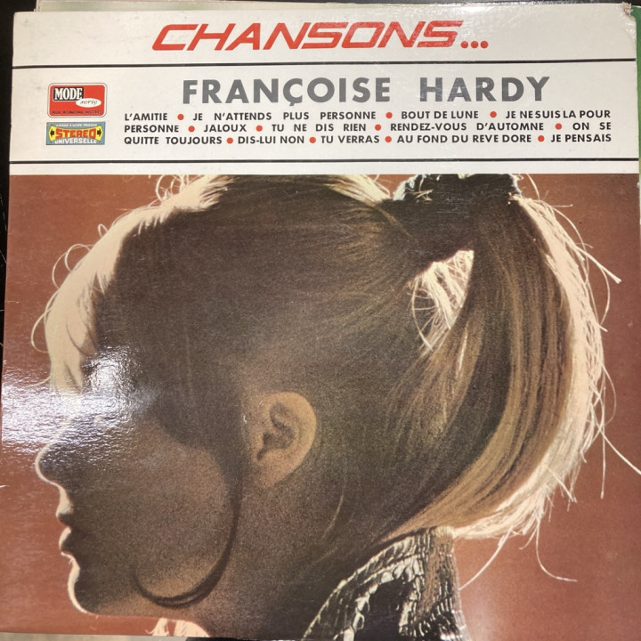 Francoise Hardy - Chansons... (FR/1967) LP (VG+/VG+) -chanson-