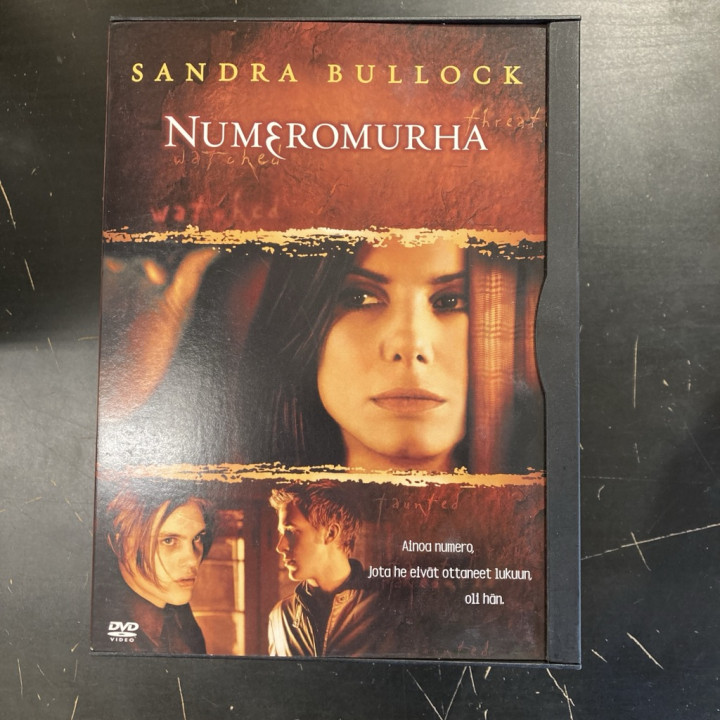 Numeromurha DVD (M-/VG+) -jännitys-