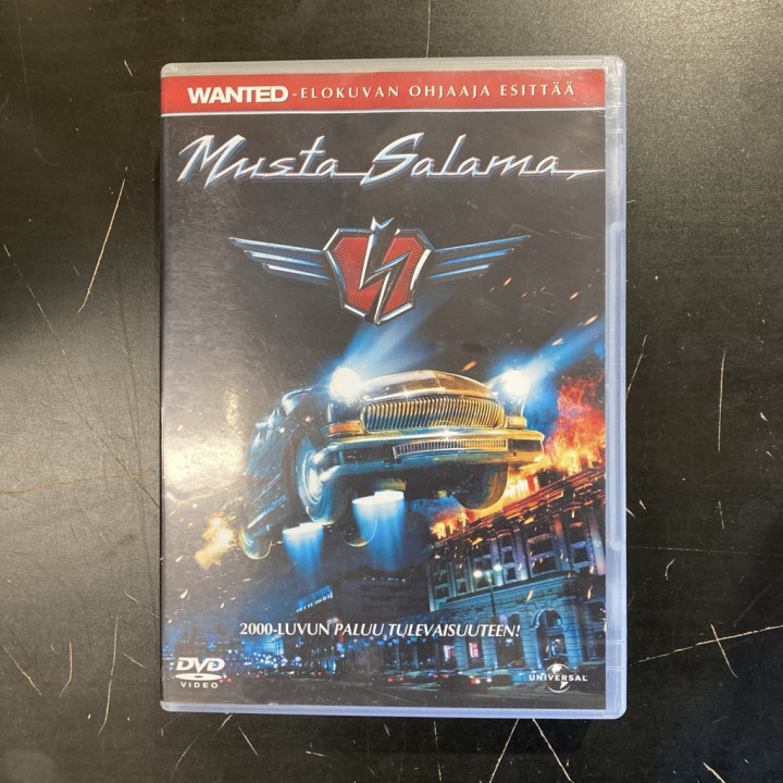 Musta Salama DVD (VG/M-) -toiminta/sci-fi-