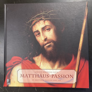 Bach - Matthäus-Passion / St. Matthew Passion 4CD+kirja (VG-VG+/M-) -klassinen-