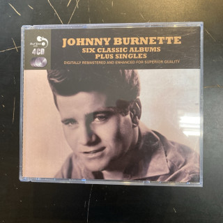 Johnny Burnette - Six Classic Albums Plus Singles 4CD (VG+-M-/M-) -rockabilly-
