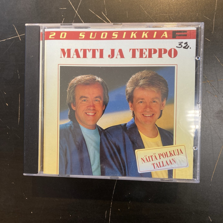 Matti ja Teppo - 20 suosikkia CD (VG/VG+) -iskelmä-