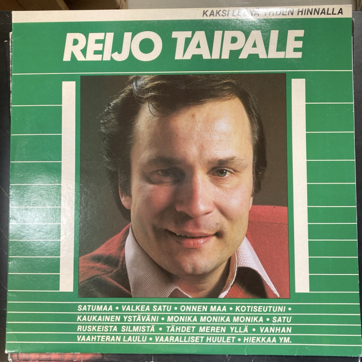 Reijo Taipale - Reijo Taipale (FIN/1987) 2LP (VG+/VG+) -iskelmä-