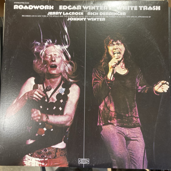 Edgar Winter's White Trash - Roadwork (US/2014/white) 2LP (M-/VG+) -blues rock-