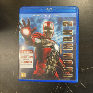 Iron Man 2 Blu-ray+DVD (M-/M-) -toiminta/sci-fi-