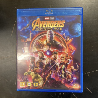 Avengers - Infinity War Blu-ray (M-/M-) -toiminta/sci-fi-