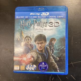 Harry Potter ja kuoleman varjelukset osa 2 Blu-ray 3D+Blu-ray (M-/M-) -seikkailu-