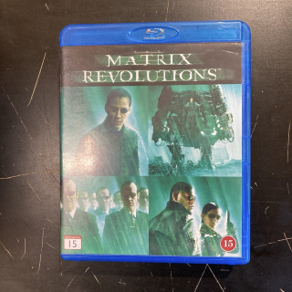 Matrix Revolutions Blu-ray (M-/M-) -toiminta/sci-fi-