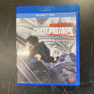 Mission Impossible - Ghost Protocol Blu-ray+DVD (M-/M-) -toiminta-